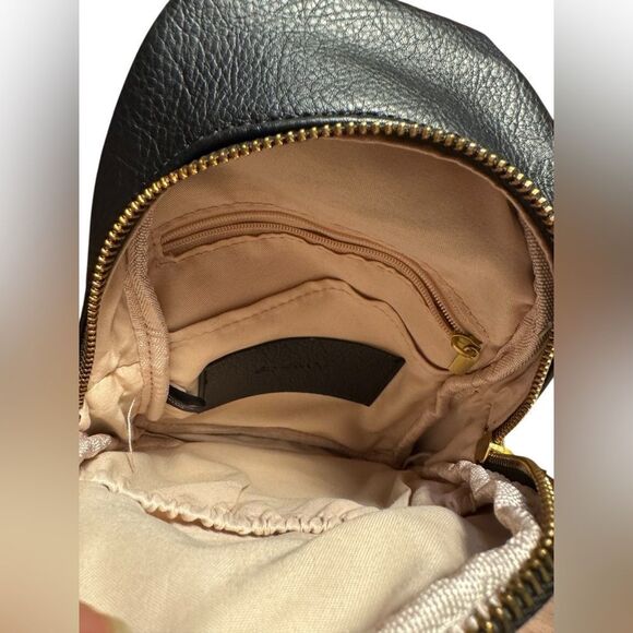 Style & Co. Black Leather like Sling Bag - Picture 3 of 7